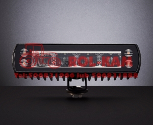 Lampa cofania 4 LED 36W ze światłem stroboskopowym 12W