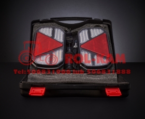 Lampy tylne zespolone LED z CANBUS  bezprzewodowe  12-24 V  para  smoked