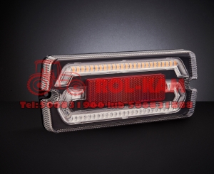 Lampa tylna LED  lewa  3 funkcje  odblask  przeznaczona do: Case  Fiat  Ford New Holland