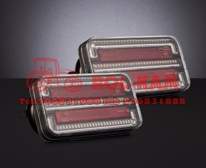 Lampy tylne zespolone  bezprzewodowe  na magnes  3 funkcje  12- 24V z wtyczką canbus