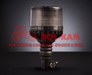 Lampa ostrzegawcza  16LED  12-24V  3 funkcje  elastyczny trzpień