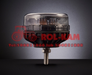 Lampa ostrzegawcza 12LED  12-24V  na śrubę  smoked lens